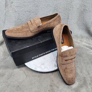 Nick Graham Shoes Mens Size 10 Altred Brown Penny Loafers *NWT*